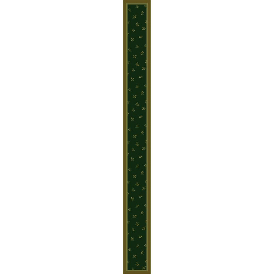 Milliken Green Tufted Runner (Common 2 ft x 22 ft; Actual 2.333 ft x 40.333 ft)