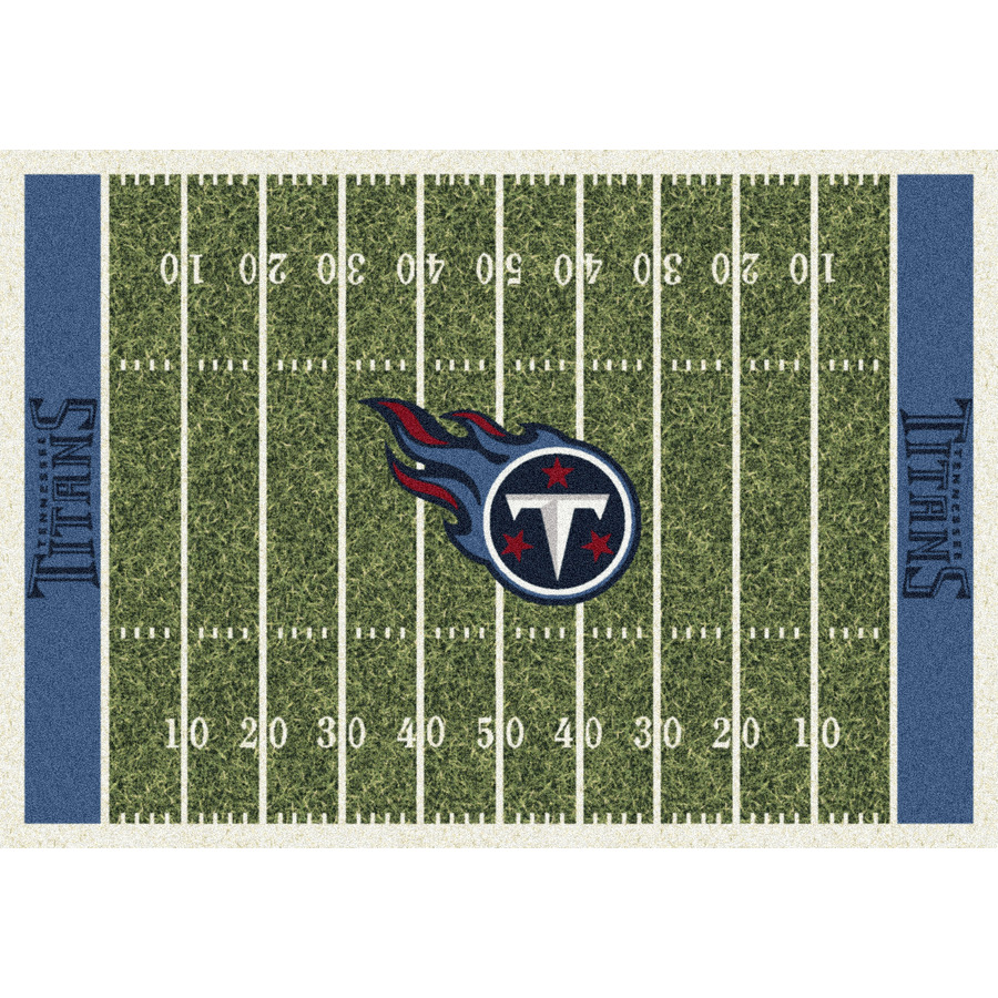 Milliken NFL Home Field Multicolor Rectangular Indoor Tufted Sports Area Rug (Common 5 x 8; Actual 64 in W x 92 in L)