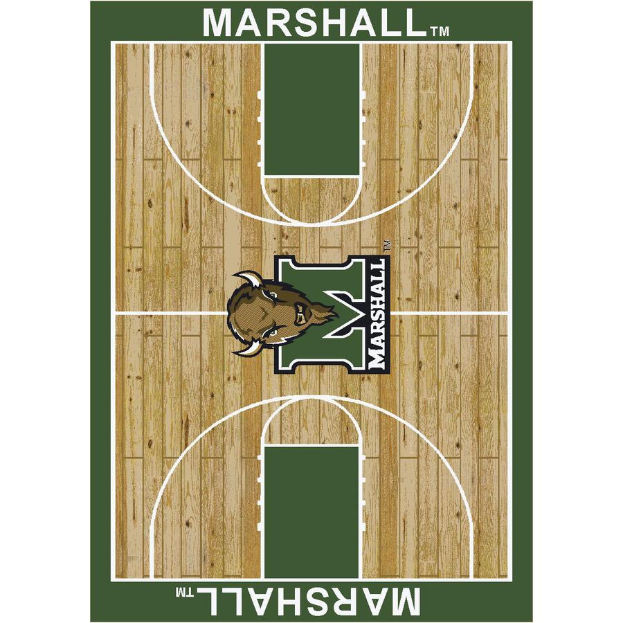 Milliken 5 ft 4 in x 7 ft 8 in Rectangular Marshall University Area Rug