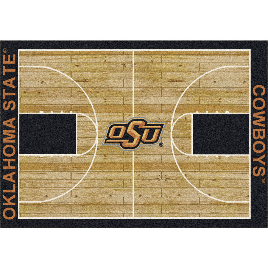 Milliken 5 ft 4 in x 7 ft 8 in Rectangular Oklahoma State University Area Rug