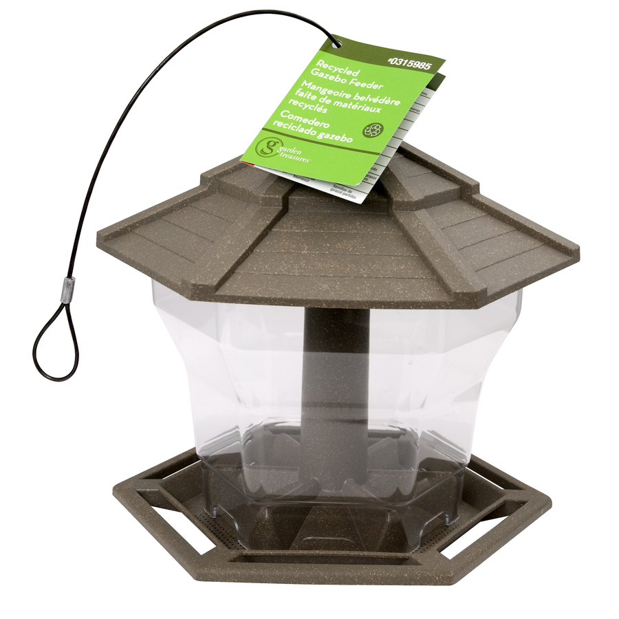 CedarWorks Plastic Hopper Bird Feeder