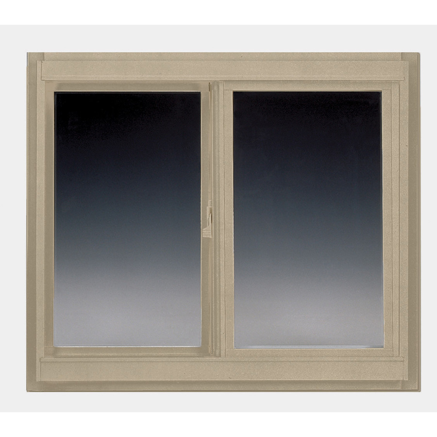 BetterBilt 5800 Series Left Operable Vinyl Double Pane Sliding Window (Fits Rough Opening 36 in x 24 in; Actual 35.5 in x 23.5 in)