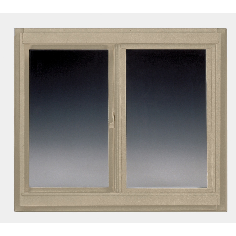 BetterBilt 5800 Series Left Operable Vinyl Double Pane Sliding Window (Fits Rough Opening 48 in x 48 in; Actual 47.5 in x 47.5 in)