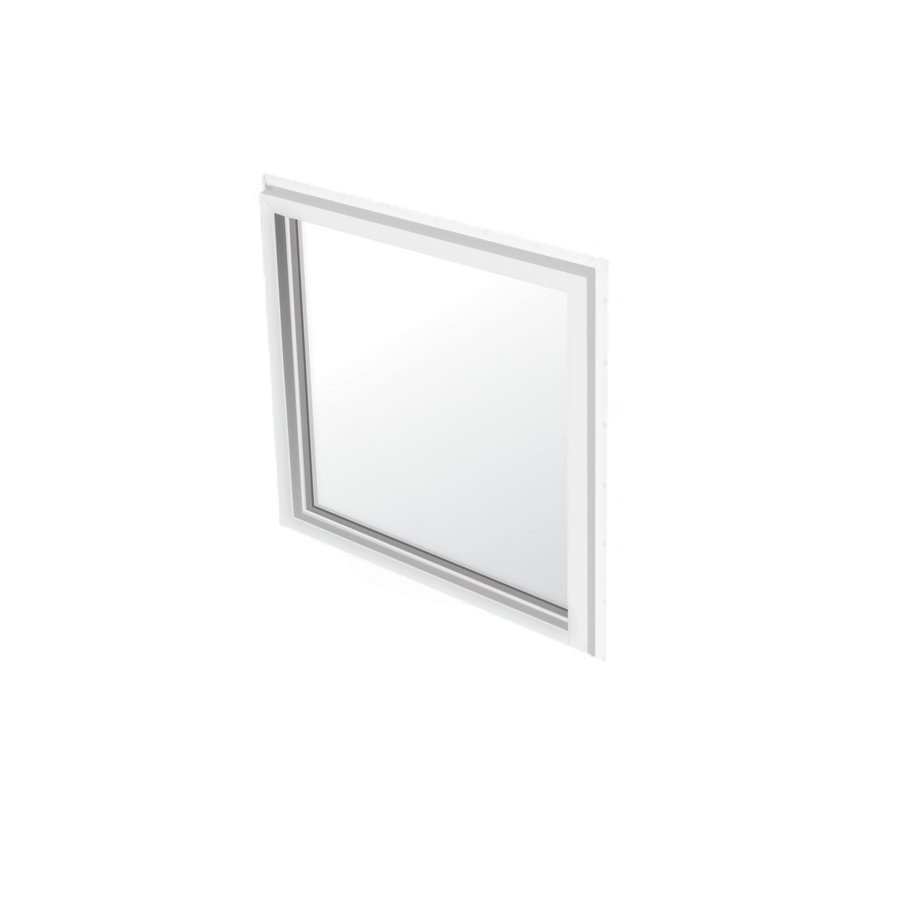 BetterBilt 36 in x 36 in 355 Series Series White Double Pane Square New Construction Picture Window