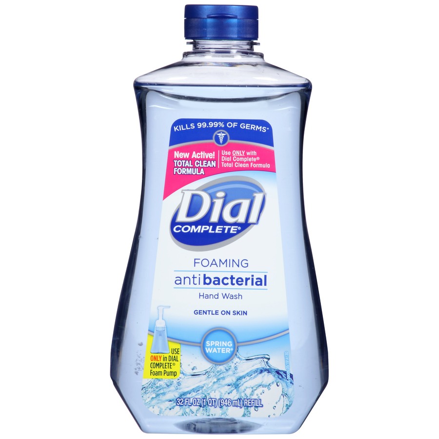 Dial 32 fl oz Antibacterial Foaming Spring Water Hand Soap