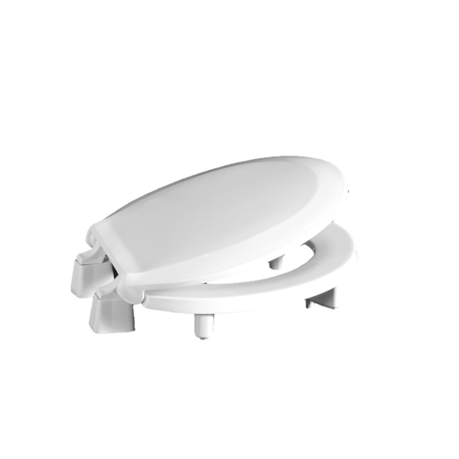 Centoco White Plastic Round Toilet Seat