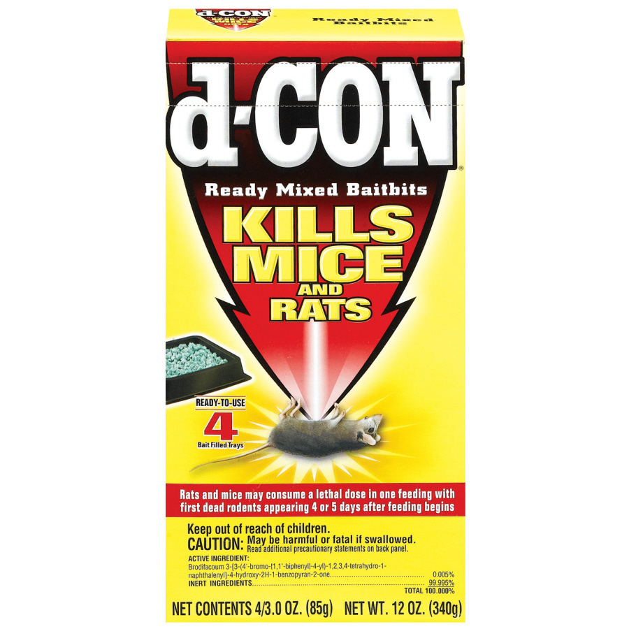 D CON d CON&#174;   Ready Mixed Baitbits   12 oz. Yellow Pack