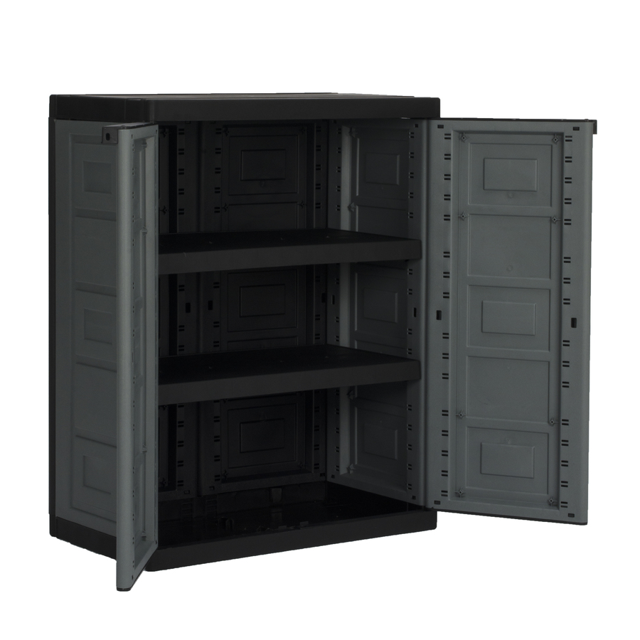 CONTICO 26.8 in W x 34.25 in H x 15.4 in D Plastic Freestanding Garage Cabinet