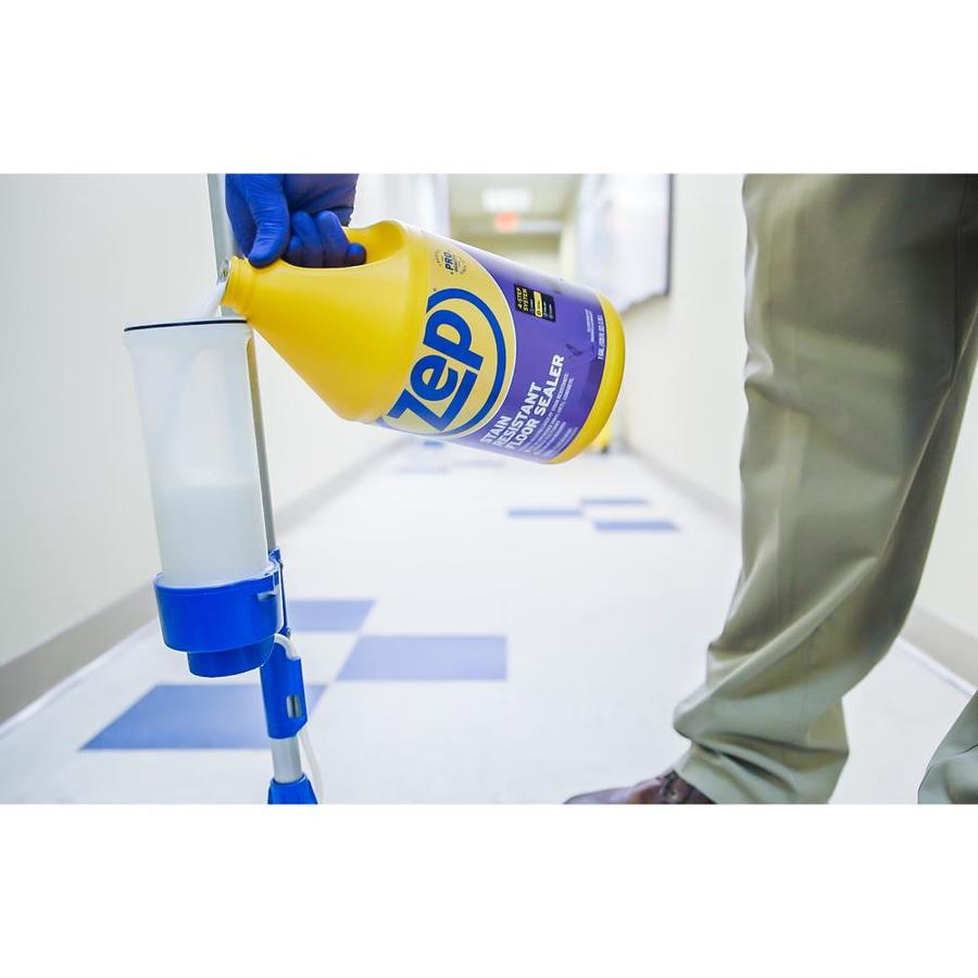 Zep Stain Resistant Floor Sealer 128 Fluid Ounce S Polish Zep Stain Resistant Floor Sealer 128