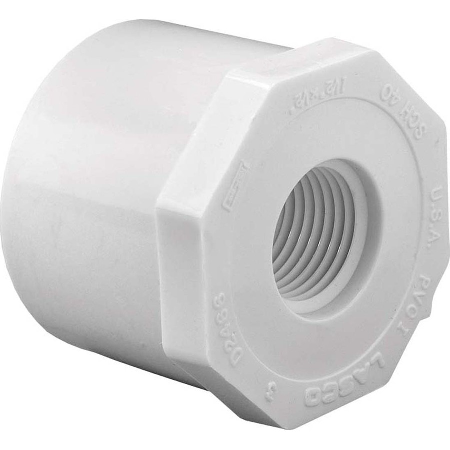 LASCO 2 in Dia x 1/2 in Dia PVC Sch 40 Bushing