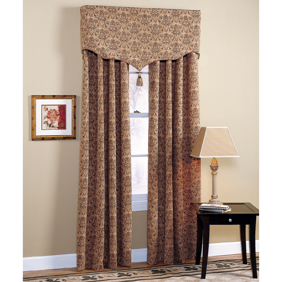 Style Selections Chateau 84 in L Rod Pocket Curtain Panel