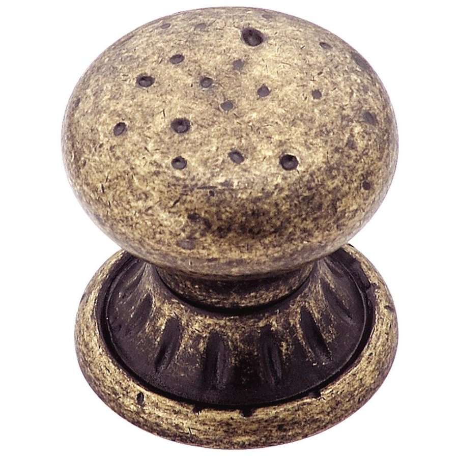 Amerock 1 1/4 in Weathered Brass Ambrosia Round Cabinet Knob