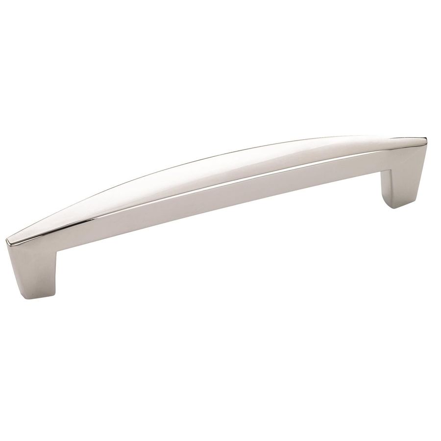 Amerock 128mm Center to Center Polished Chrome Creased Bow Bar Cabinet Pull