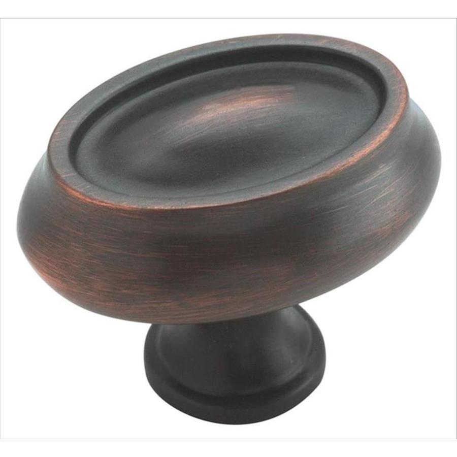 Amerock 2 in Oil Rubbed Bronze Manor Oval Cabinet Knob