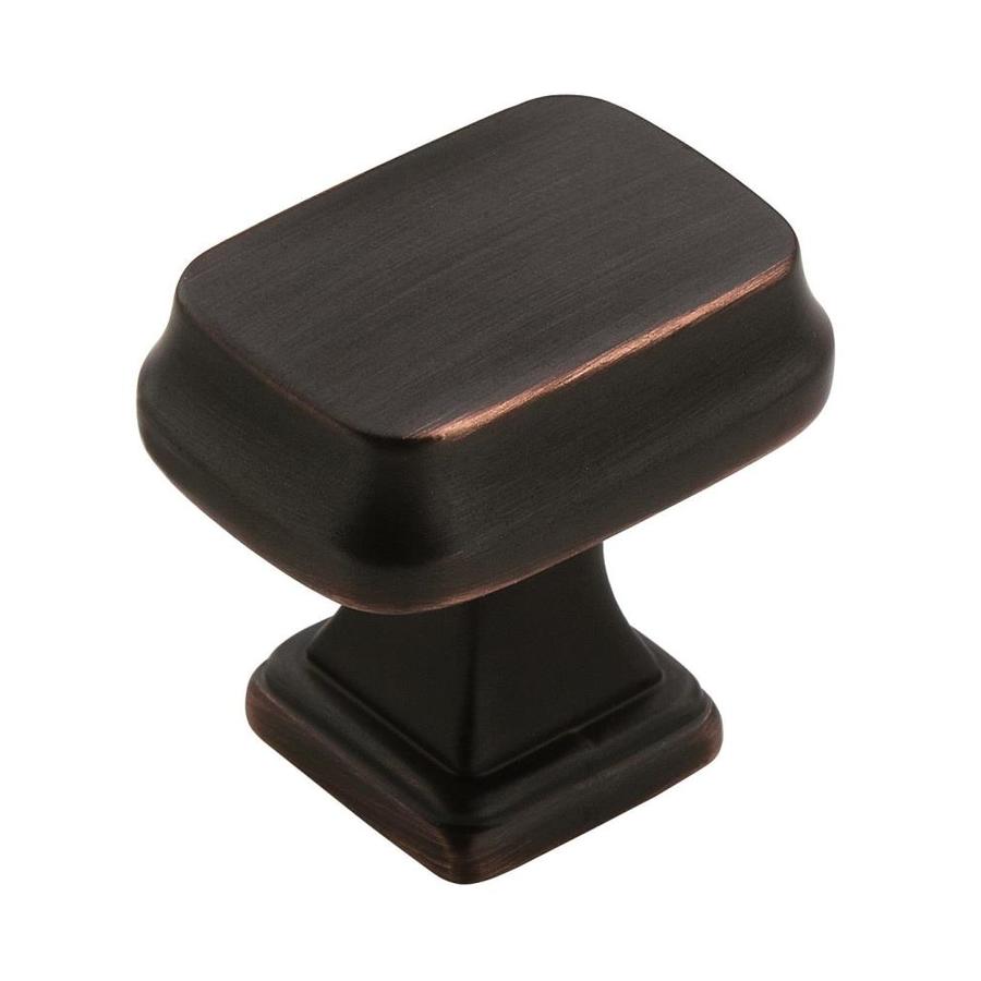 Amerock Revitalize Oil Rubbed Bronze Square Cabinet Knob