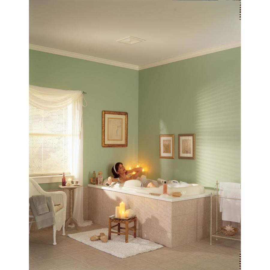 Broan 4 Sone 50 Cfm White Bathroom Fan In The Fans Broan 4 Sone 50 Cfm White Bathroom Fan