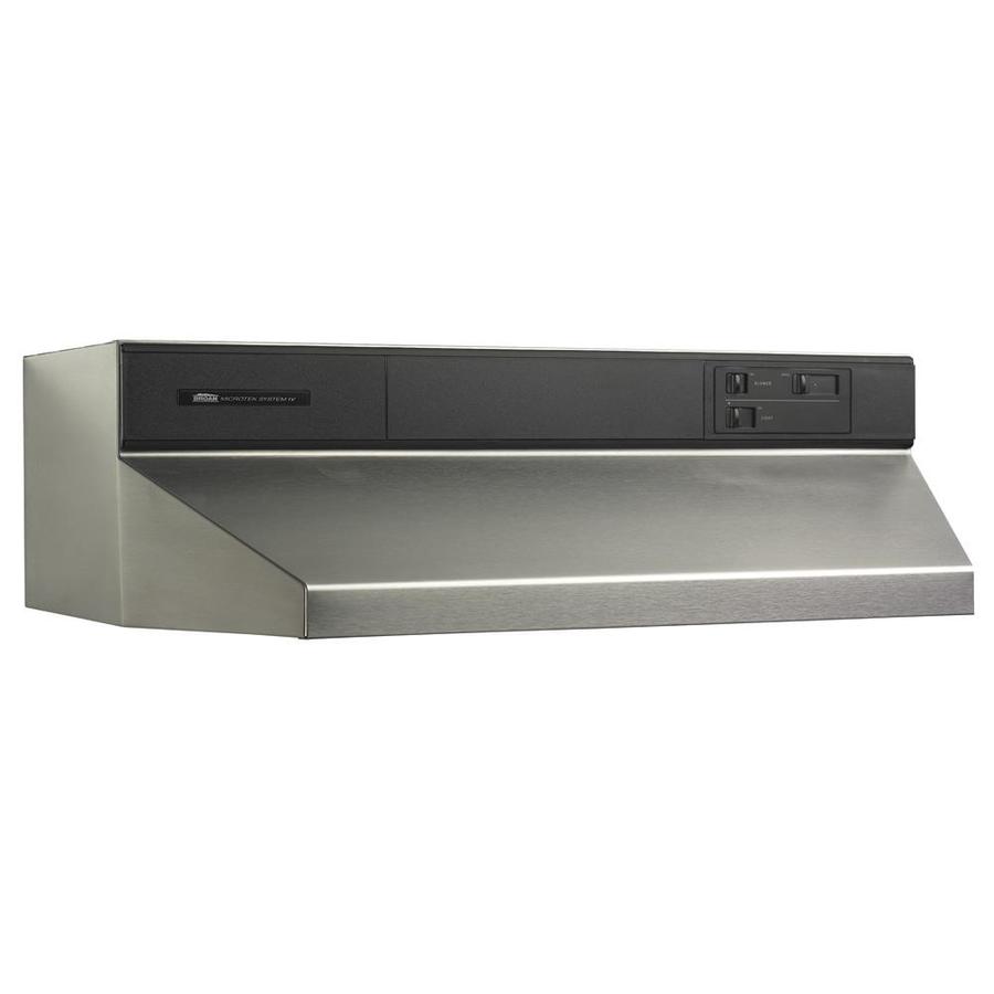 Broan 36 in Undercabinet Range Hood (Stainless Steel)