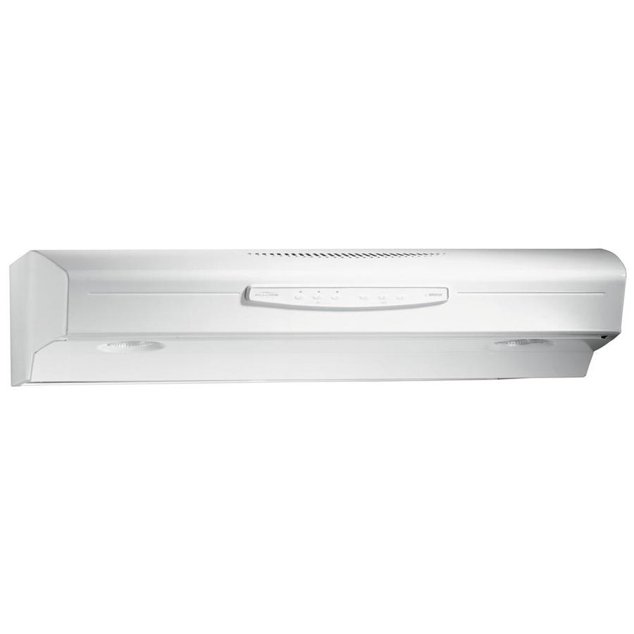 Broan 30 in Undercabinet Range Hood (White)