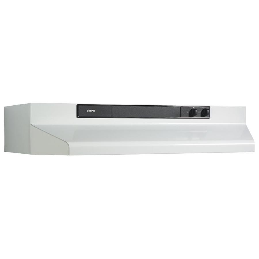 Broan 24 in Undercabinet Range Hood (White)