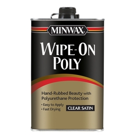 Minwax Pint Size Can Wipe-On Satin Polyurethane (Actual Net Contents: 16-fl oz)
