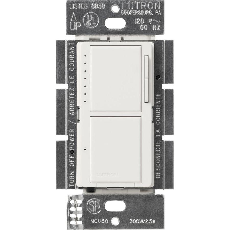 Lutron Maestro 2.5 Amp White Digital Dimmer