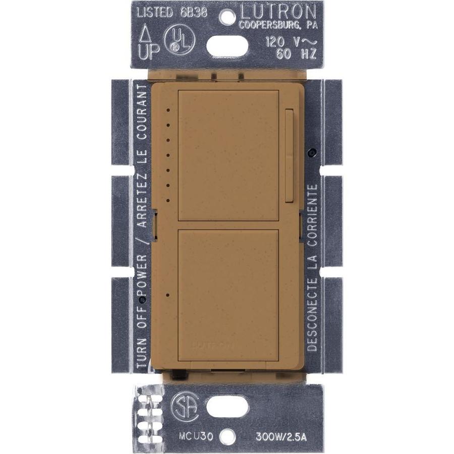 Lutron Maestro 1 Switch 300 Watt Single Pole Terracotta Indoor Touch Dimmer