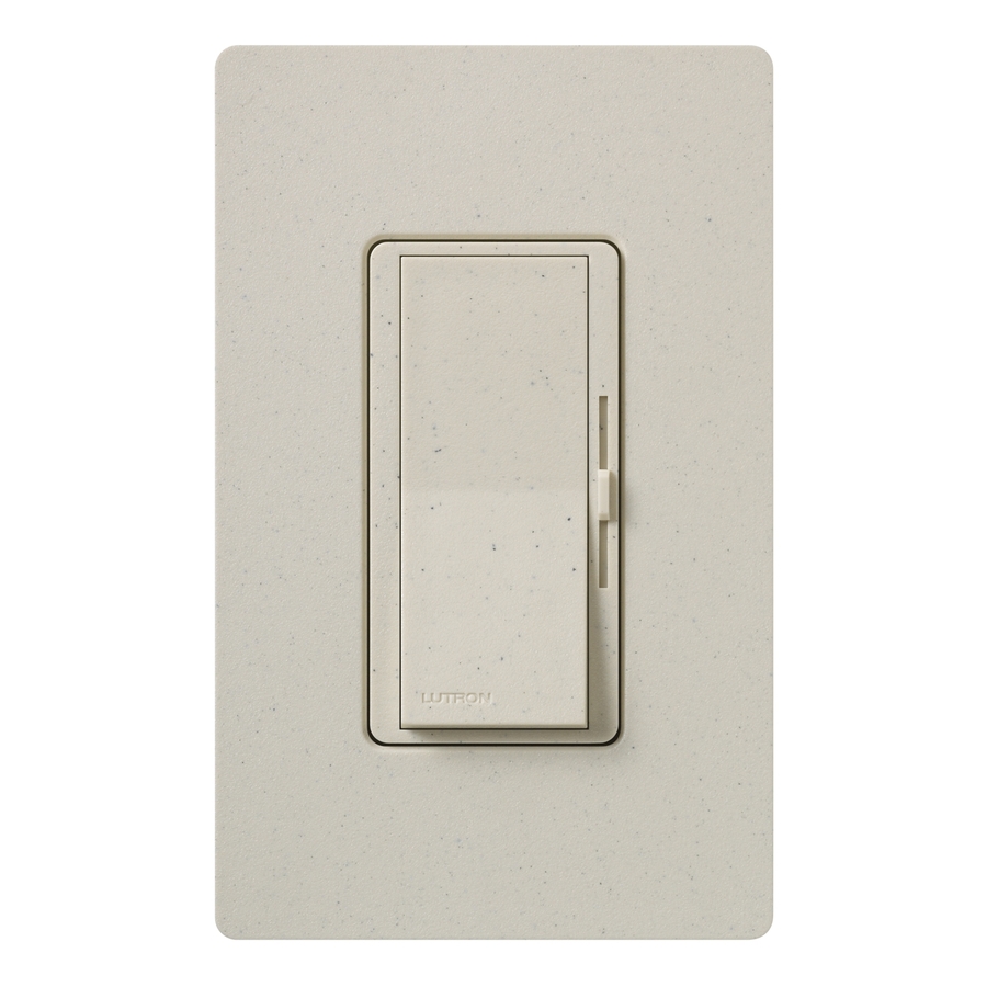 Lutron Diva 3 Speed 1.5 Amp Limestone Indoor Slide Fan Control