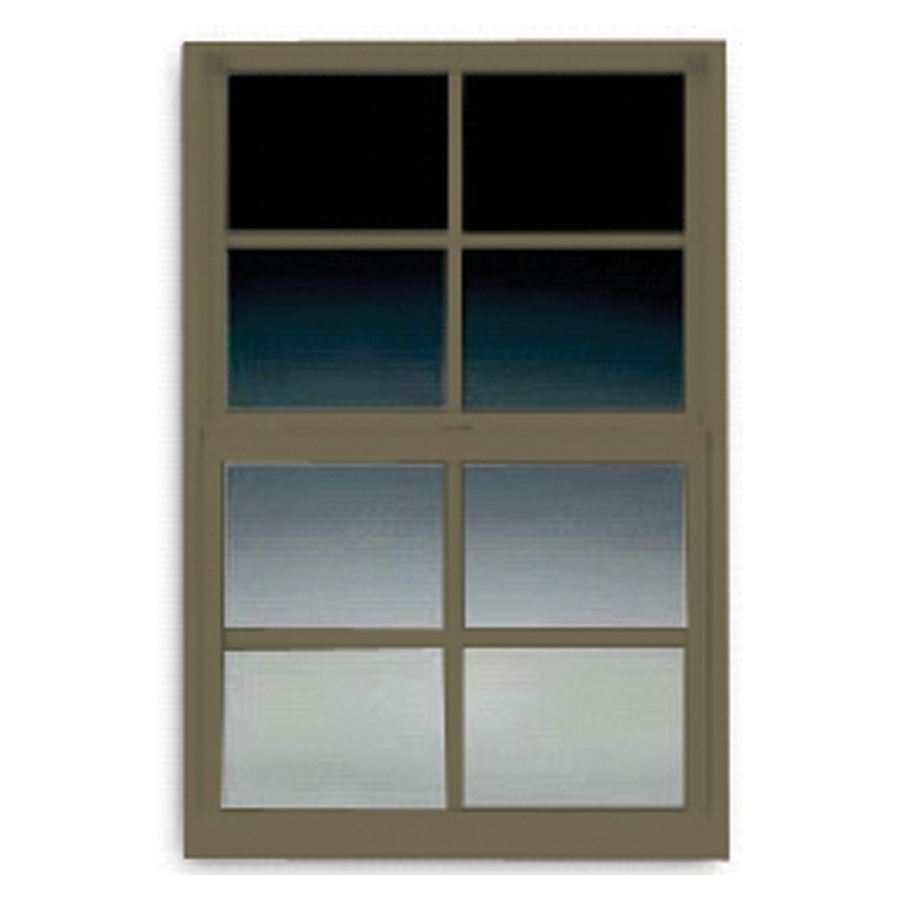 BetterBilt 3000TX Series Aluminum Double Pane Single Hung Window (Fits Rough Opening 24 in x 72 in; Actual 23.375 in x 71.56 in)