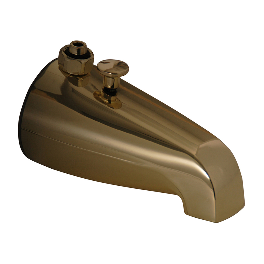 Barclay Brass Tub Spout with Diverter