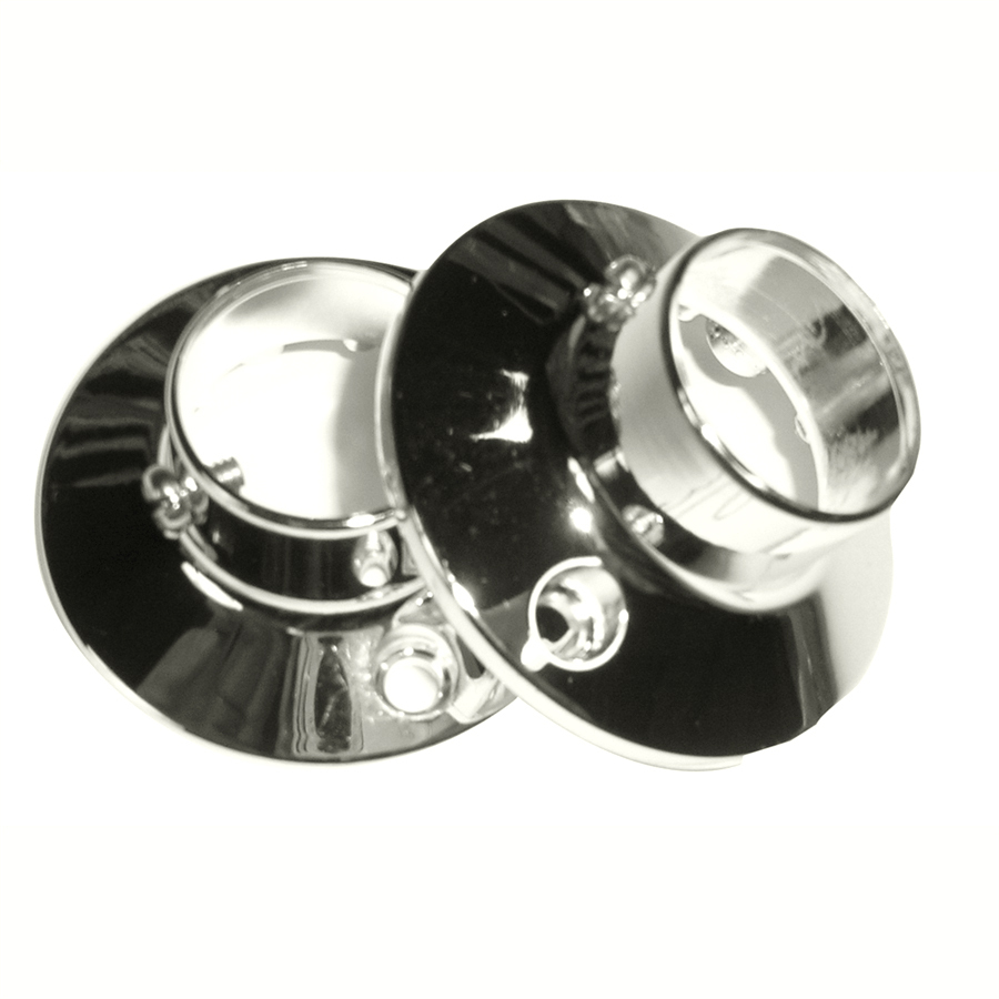 Barclay Polished Nickel Zinc Flanges