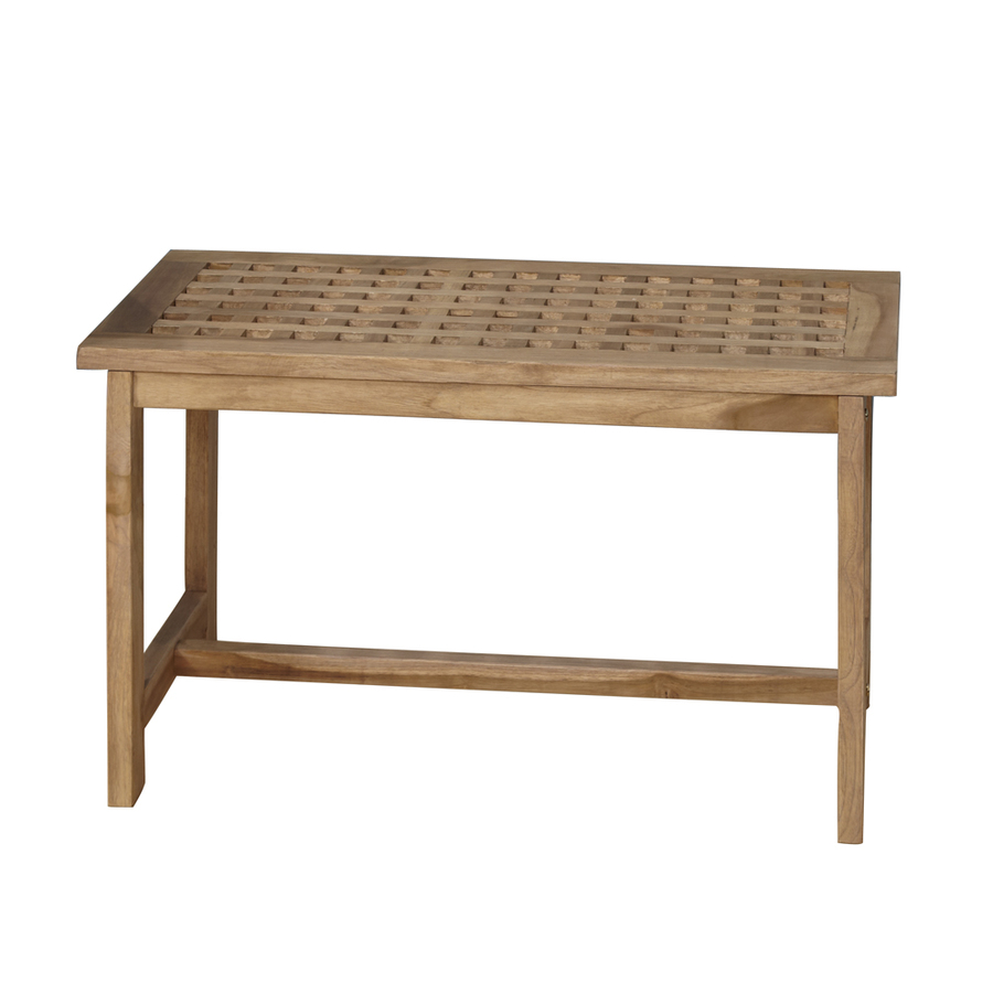 Barclay Honey Teak Freestanding Shower Seat