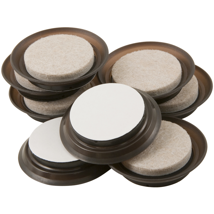 Waxman 8 Pack 1.5 in Round Felt Pad