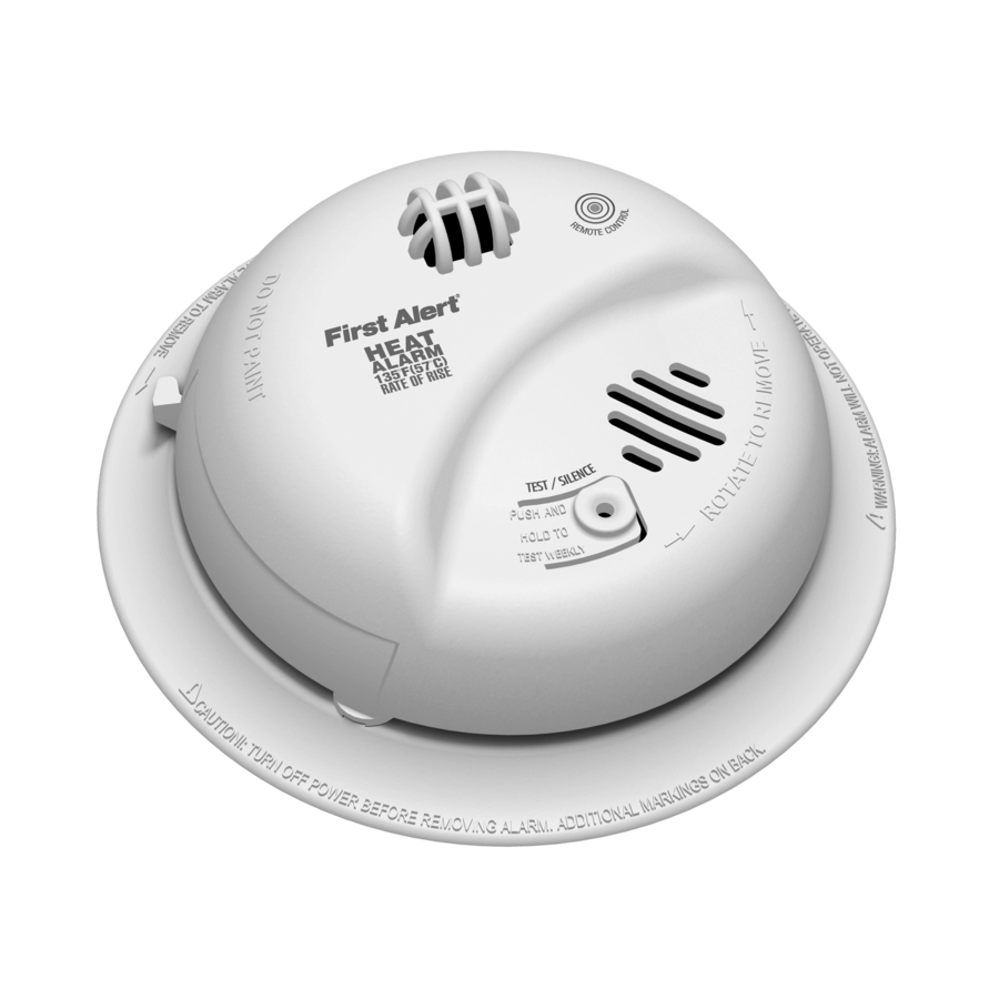 First Alert AC Hardwired 120 Volt Heat and Smoke Detector