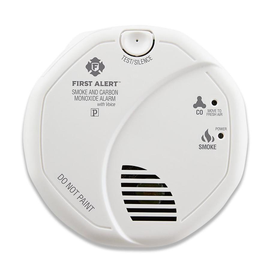 First Alert Battery Operated Voice Alert Carbon Monoxide Alarm and Smoke Detector