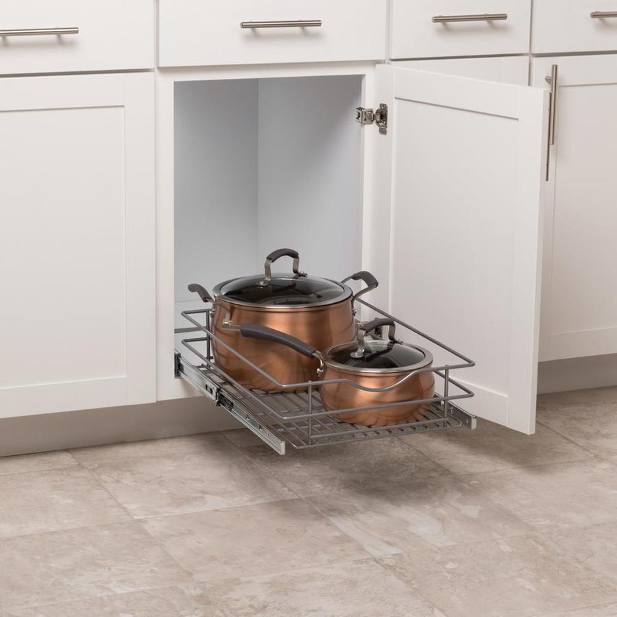 Simply Put 14 5 In W X 6875 H 1 Tier Pull Out Metal Soft 14 5 In W X 6875 H 1 Tier Pull Out