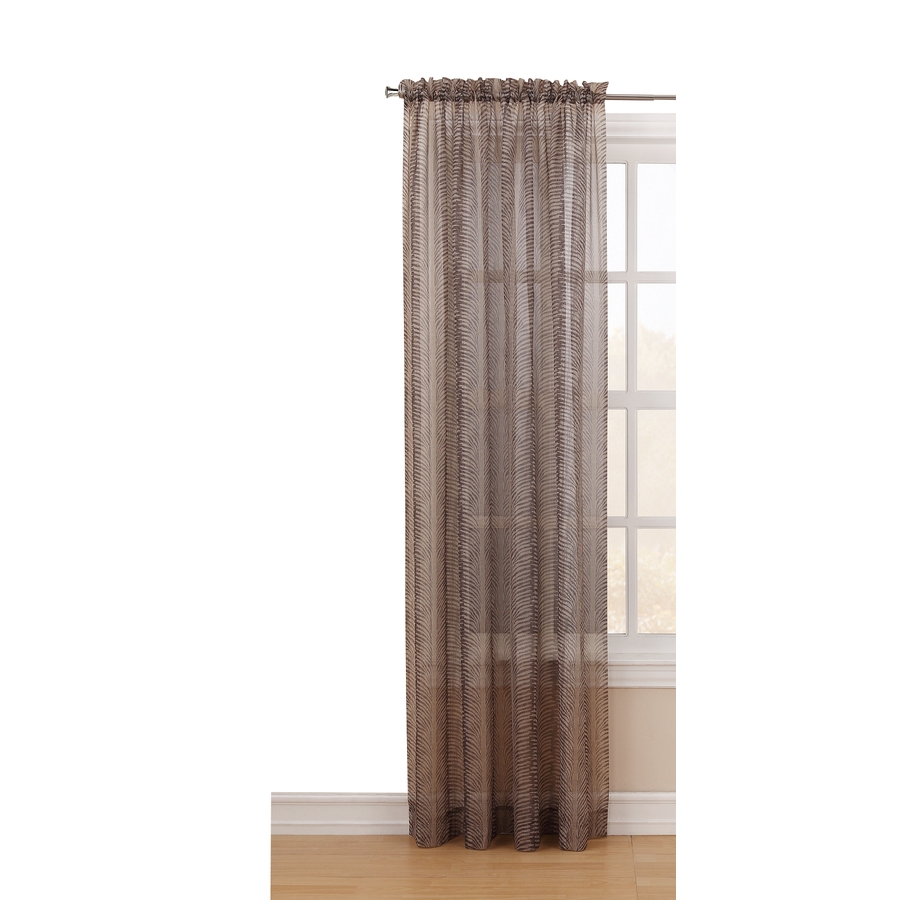 Style Selections Chesney 84 in L Antique Rod Pocket Curtain Panel