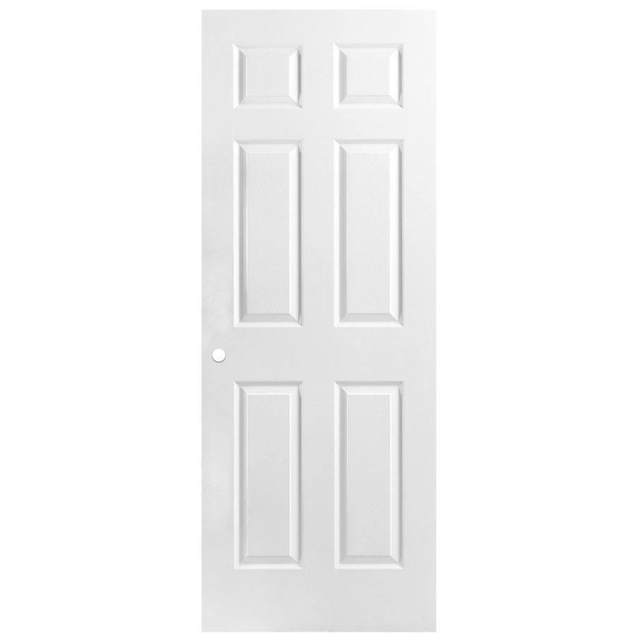 ReliaBilt Hollow Core 6 Panel Slab Interior Door (Common 24 in x 80 in; Actual 24 in x 80 in)