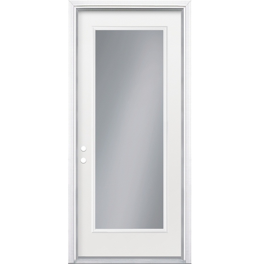 ReliaBilt Full Lite Prehung Inswing Steel Entry Door Prehung