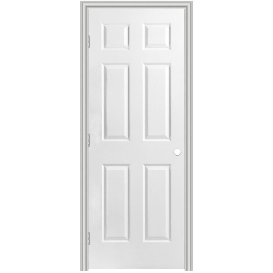 Masonite Prehung Hollow Core 6 Panel Interior Door (Common 24 in x 80 in; Actual 25.5 in x 81.5 in)