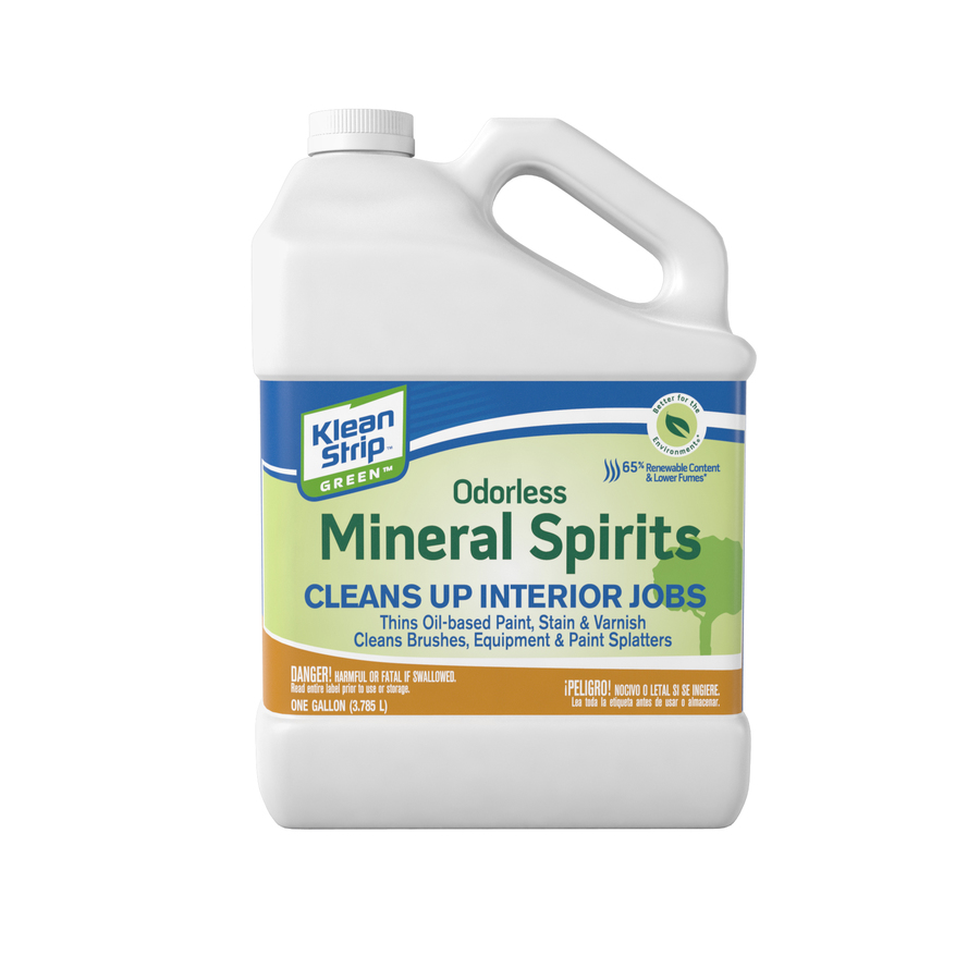 Klean Strip Gallon Size Can Slow to Dissolve Odorless Mineral Spirits (Actual Net Contents 128 fl oz)
