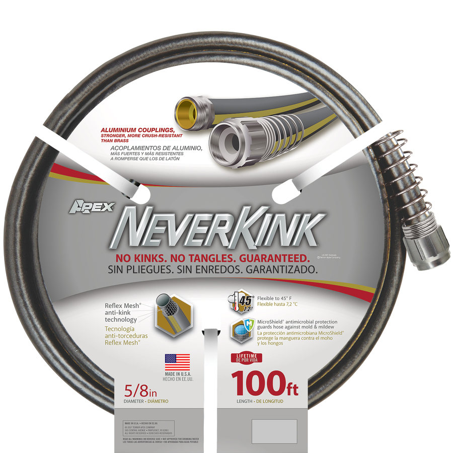 NeverKink 5/8 in x 100 ft Premium Duty Kink Free Garden Hose