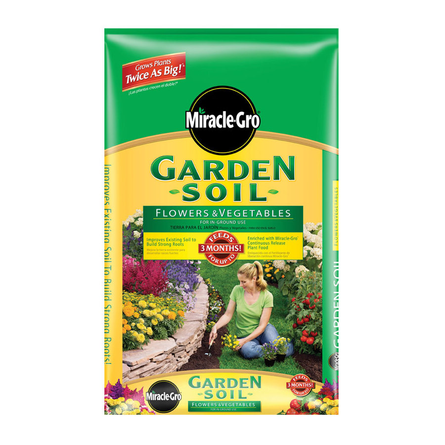 Miracle Gro 2 cu ft Flower and Vegetable Garden Soil