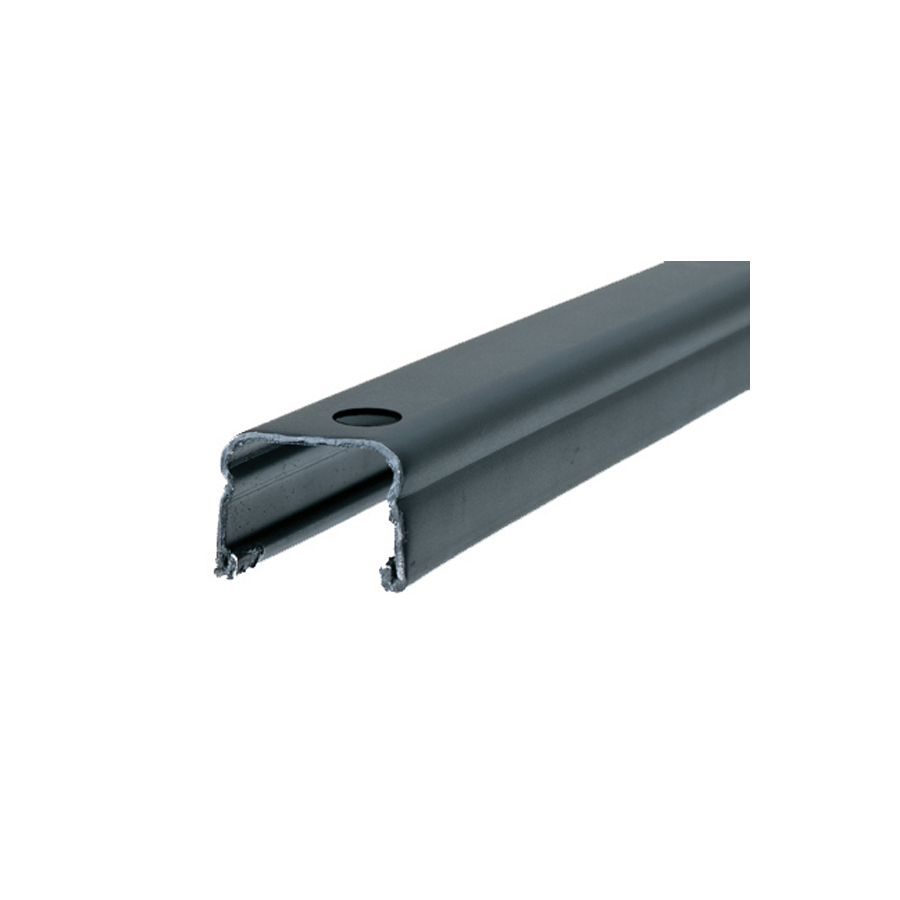 Gilpin 1 in x 48 in Black Steel Porch Rail