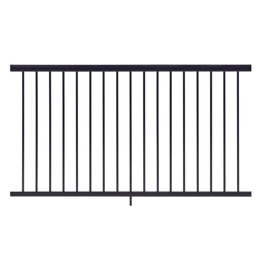 Gilpin 42 in x 72 in Black Aluminum Porch Rail