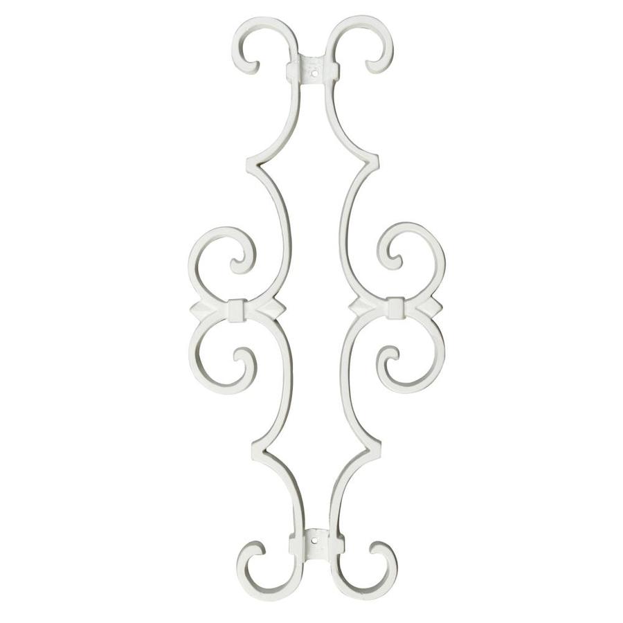 Gilpin Summit White Aluminum Estate Scroll Porch Railing Accents