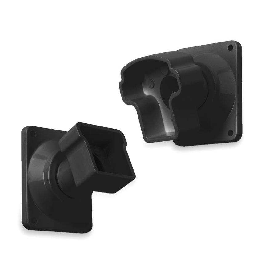 Gilpin 4 Piece Black Aluminum Porch Swivel Bracket