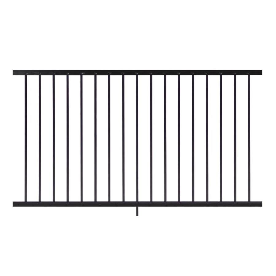 Gilpin 36 in x 72 in Black Aluminum Porch Rail