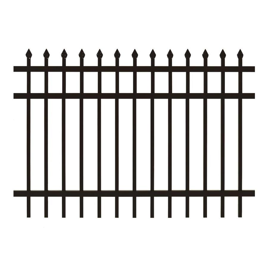 Gilpin Black Aluminum Fence Panel (Common 36 in x 72 in; Actual 36 in x 70.5 in)