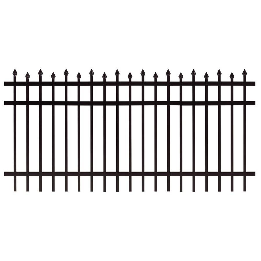 Gilpin Black Aluminum Fence Panel (Common 36 in x 96 in; Actual 36 in x 95.375 in)