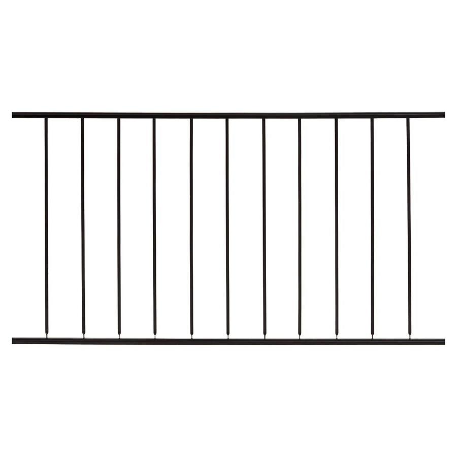 Gilpin Black Steel Fence Panel (Common 36 in x 72 in; Actual 32 in x 72 in)